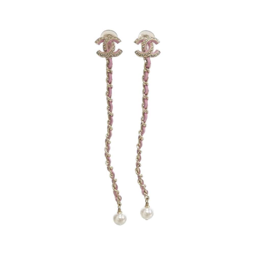 CHANEL Authentic Pink Earrings